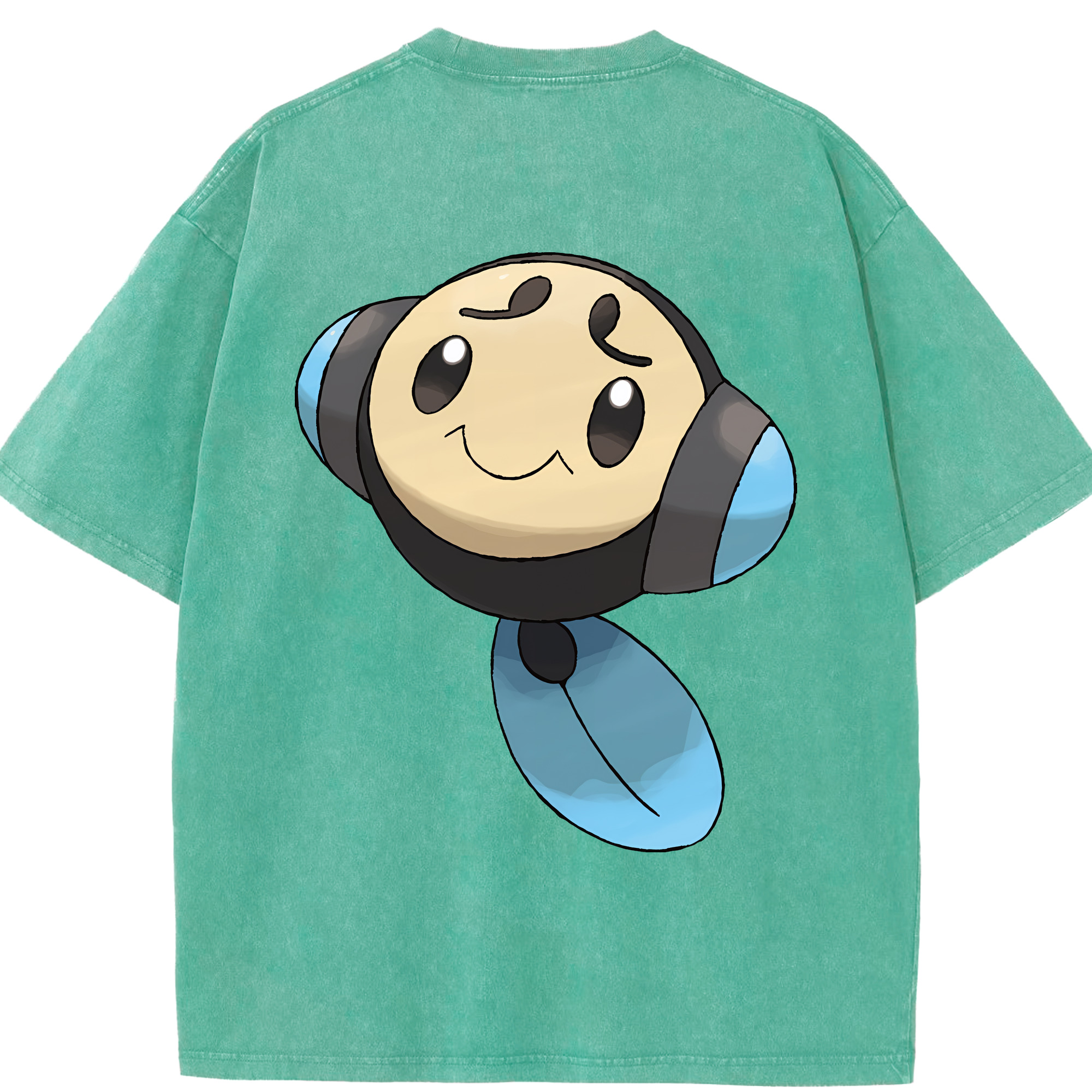 （画像用） ポケットモンスター Pokémon 綿100% ヴィンテージ風 半袖Tシャツ（背面プリント）